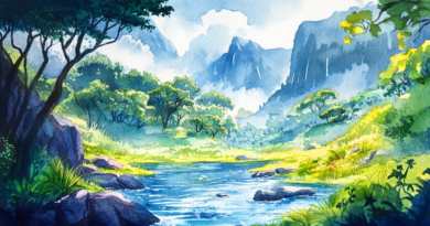 A rich riparian ecosystem