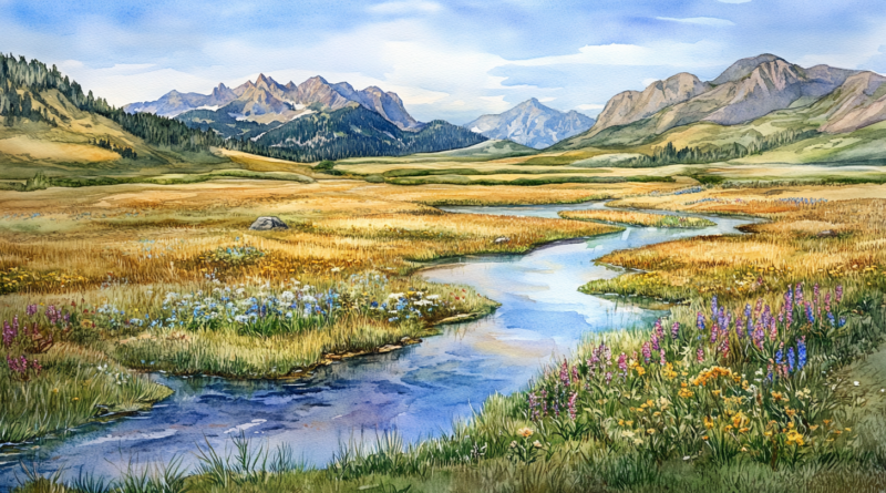Riparian prairie wetland