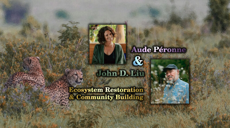 John Liu and Aude Peronne host a webinar about ecosystem restoration and community building