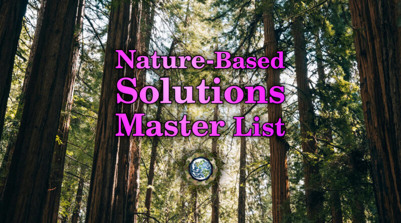 Nature Based Solutions Master List